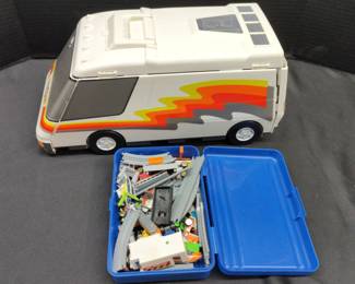 Micro Machines Super Van City Playset And Misc Cars And Tracks 