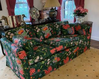 Vintage sofa and matching chair. Excellent condition. 