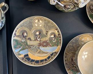 Satsuma "Immortals" Dragonware tea service