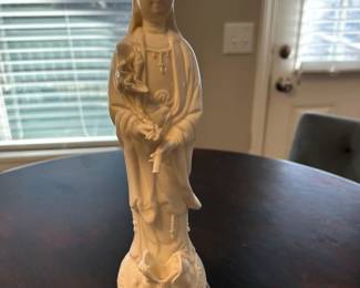 Japanese figurine woman with Dragon Head at her feet