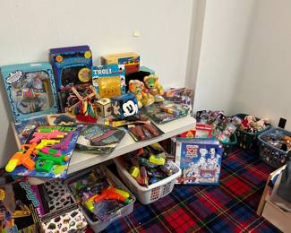 Great selection of unopened toys for boys and girls