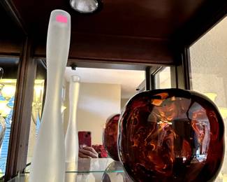 Iitalia and Murano hand blown glass