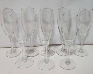 Champagne Glass Lot 8 Pieces