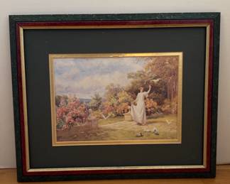 The Woman Framed Print