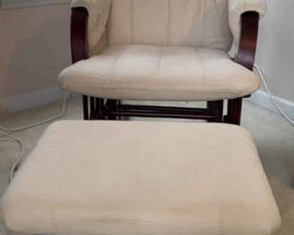 Rocking Chair With Rocking Stool