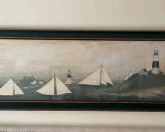 The Light House Framed Picture