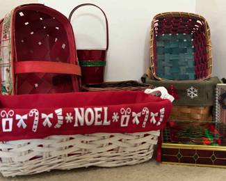 Baskets Galore Holiday Decor