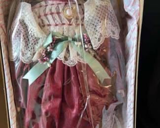 Camelot Tall Doll Dressed for Holidays