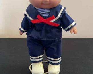 Plastic Sailor Doll Cabbage Patch Style