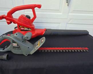 Task Force 18 Inch Hedge Trimmer And Toro Ultra Blower Vac