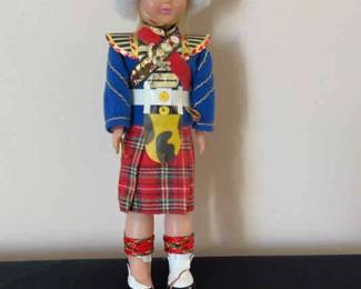 Plastic Figure in Scottish Uniform
