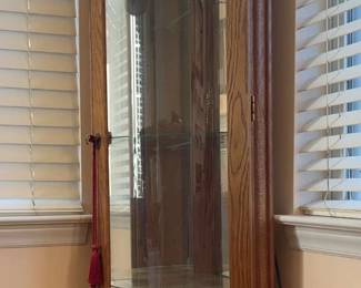 Corner Curio Cabinet with Light