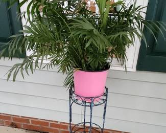 Flower Pot On Tall Stand
