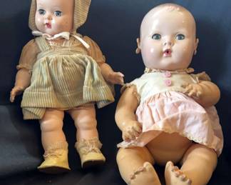Two Vintage Doll Babies Dy Dee Baby Doll