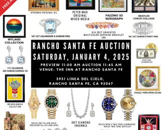Rancho Santa Fe Auction