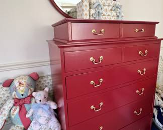 Painted 8 drawer dresser