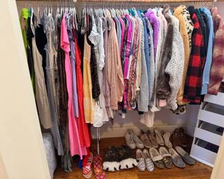 Lots of clothing from J. Mc Laughlin,  Lu Lu Lemon, Lilly Pulitzer, Burberry, and more.