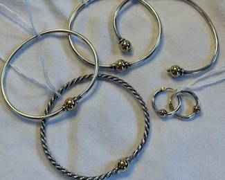 Cape Code Jewelry. Sterling and 14k gold.