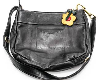 Coronado Black Leather Purse