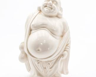 White Ceramic Buddha Statue