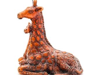 Giraffe & Baby Candle