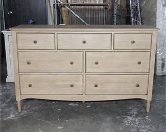 Living Spaces Deliah Wood 7-Drawer Dresser