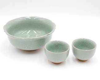 Jade Green Clay Pot Set (Set of 3)