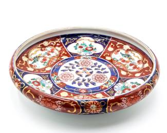 Gold Imari Hand Painted Porcelain Dish