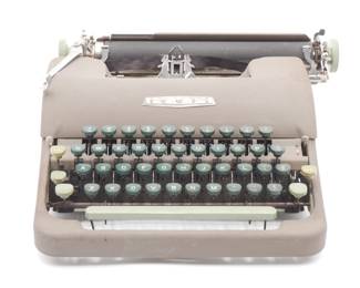 Vintage Tower Typewriter with Carrying Case