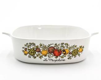 Vintage CorningWare Spice of Life La Marjolaine 2-Quart Casserole Dish