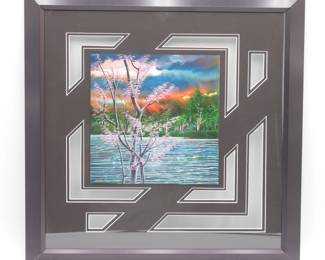 Framed Photography Print California Red Thistle C. D. Clark 11/100