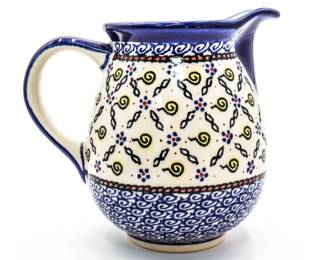Boleslawiec Polish Pottery Hand Made Pitcher
