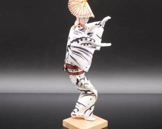 Traditional Hand-Made Japanese Geisha Doll