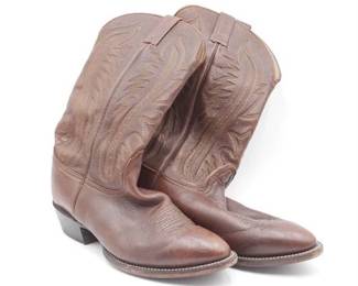 Nocona Western-Style Brown Leather Work Boots - Mens Size 11