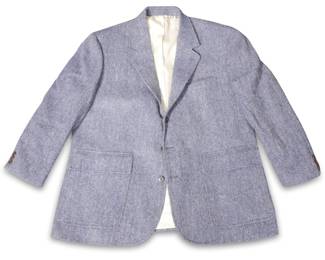 1980s Orvis Herringbone Button Up Blazer XL-XXL