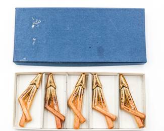 Set of 5 Ceramic Chopstick Rests