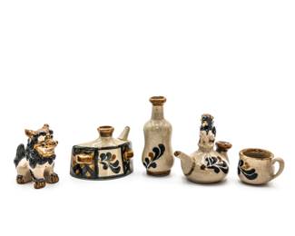 Lot of 5 Miniature Ceramic Figurines