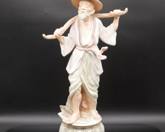 Japanese Porcelain Man Figurine