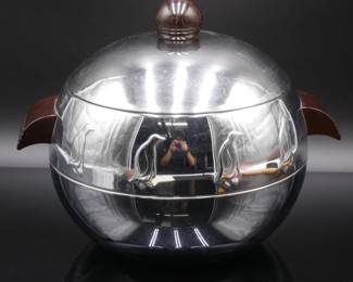 Vintage West Bend Aluminum "Penguin" Hot & Cold Serving Bowl with Lid