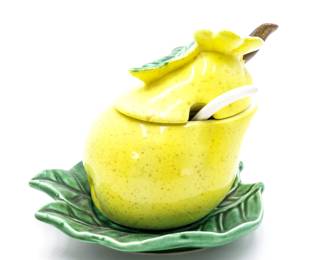 Ceramic Pear Sugar Jar