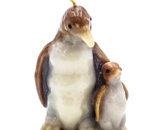 Penguin & Chick Candle