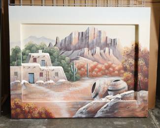 Original Oil Painting Signed By James Y.