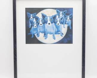 1991 "Home on the Moon" Offset Lithograph by George Rodrigue