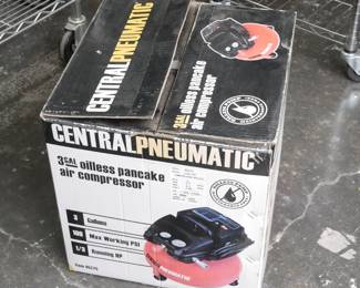 Central Pneumatic 3 Gal Oilless Pancake Air Compressor #95275Central Pneumatic 3 Gal Oilless Pancake Air Compressor #95275