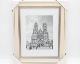 Cream Color Photo Frame w/ Glass