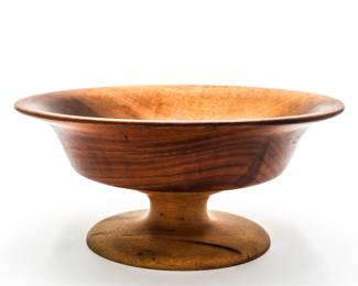 Oregon Myrtlewood Chalet Pedestal Bowl