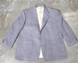 1980s Orvis Herringbone Button Up Blazer XL-XXL