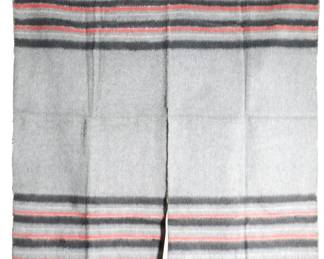 Striped Wool Blanket Poncho