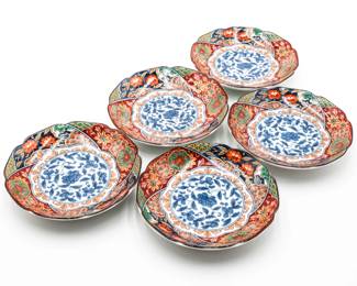 Set of 5 Gumps Imari Kurakusa Dishes
