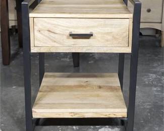 Simplihome Riverside End Table in Mango